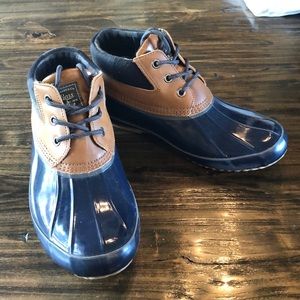 Bass Duck plaid-lined boots 🦆